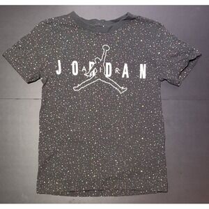 Youth Air Jordan Jumpman Logo T-shirt Speckle Black Size S Youth 8-10 Years